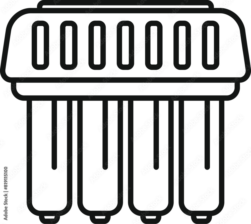 Black and white vector illustration of a simple trash bin with a lid, suitable for icons and signs Black and white vector illustration of a simple trash bin with a lid, suitable for icons and signs