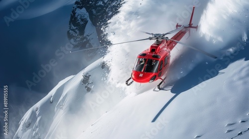 Heli-Skiing, adventure sports photo
