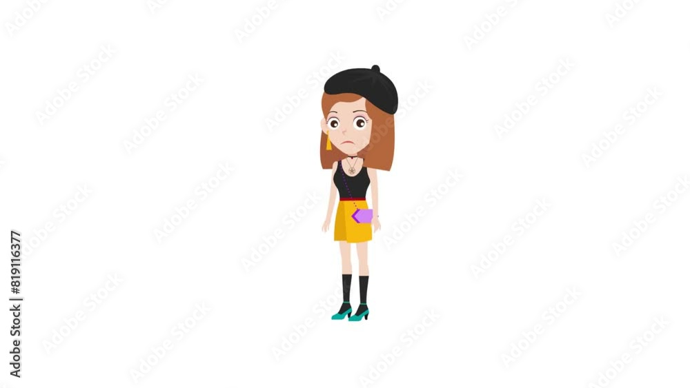 beautiful cute cartoon fashion girl with amazed, amazing reaction 2d animation and background, animated cartoon character lady amazing gesture, women, beauty 4k beautiful cute cartoon fashion girl with amazed, amazing reaction 2d animation and background, animated cartoon character lady amazing gesture, women, beauty 4k