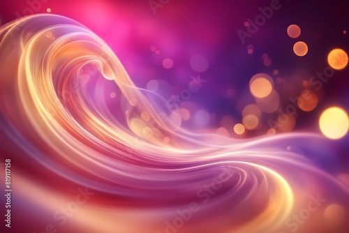 Abstract wave elegant shiny background. luxurious 3d curve resembling a graceful wave glowing