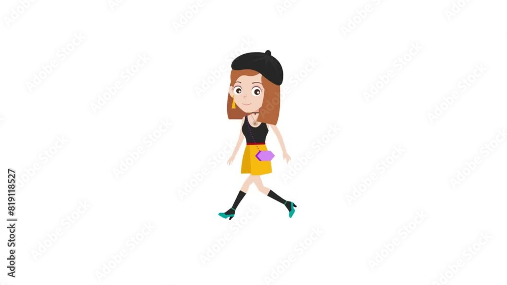 beautiful cute cartoon fashion girl running, jogging 2d animation and background, animated cartoon character lady running, women, beauty 4k beautiful cute cartoon fashion girl running, jogging 2d animation and background, animated cartoon character lady running, women, beauty 4k