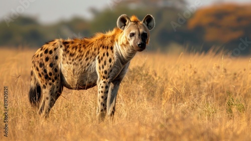 Hyena in nature, national geography, Wide life animals