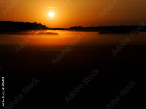 Sunrise on the meadow
