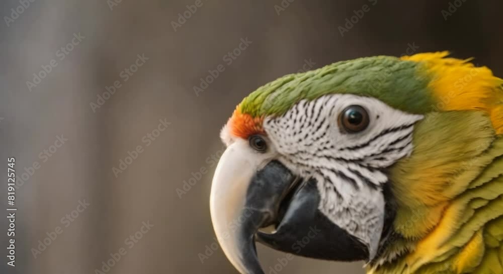 A Symphony of Colors: Celebrating the Vibrant Plumage of a Parrot's Head A Symphony of Colors: Celebrating the Vibrant Plumage of a Parrot's Head
