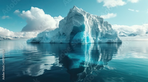 Iceberg in the middle of the ocean © Jang