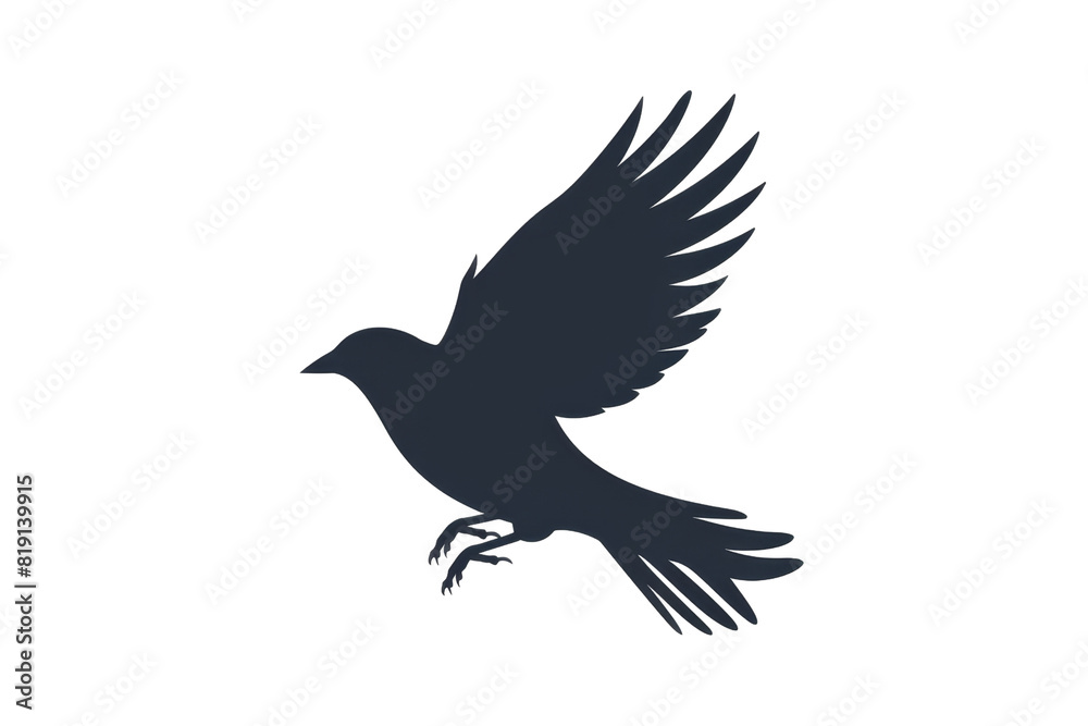 Silhouette of a bird in flight, capturing the essence of freedom and grace against a minimalistic backdrop. Silhouette of a bird in flight, capturing the essence of freedom and grace against a minimalistic backdrop.