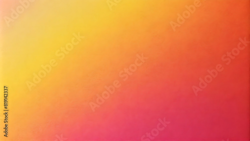 Grainy Sunset Gradient  Deep Orange  Warm Yellow  and Soft Pink with Blank Space. Perfect for  Summer Parties  Beach Weddings  Autumn Festivals  Sunset Celebrations  Romantic Events.