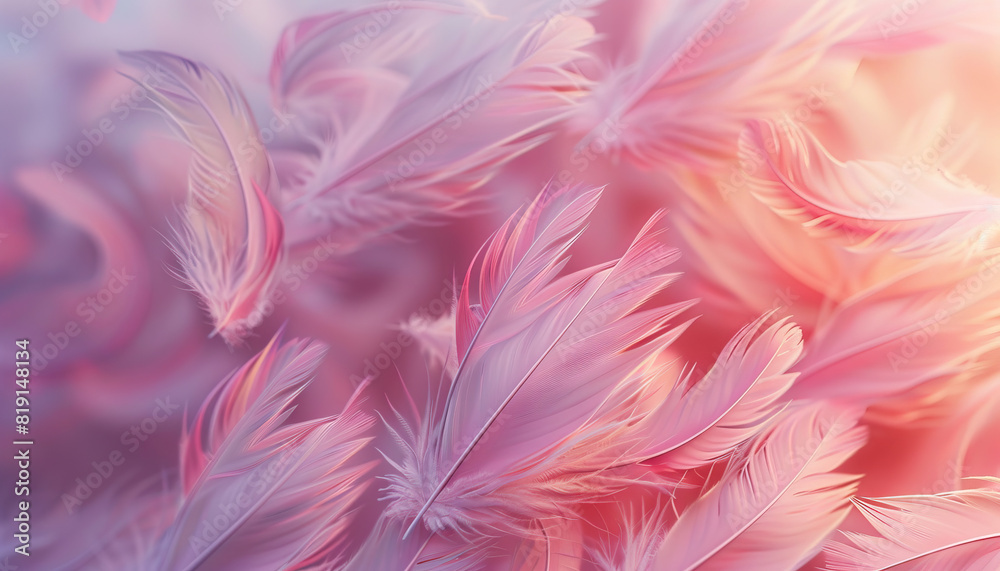 Abstract Background with Floating Feathers - Add a delicate look with this abstract background featuring floating feathers, perfect for creating a soft and whimsical atmosphere. Abstract Background with Floating Feathers - Add a delicate look with this abstract background featuring floating feathers, perfect for creating a soft and whimsical atmosphere.