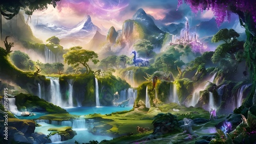 Beautiful fantasy landscape.
