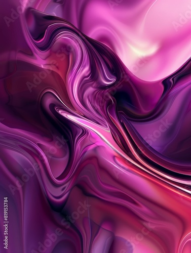 MacOS abstract background with magenta swirls photo