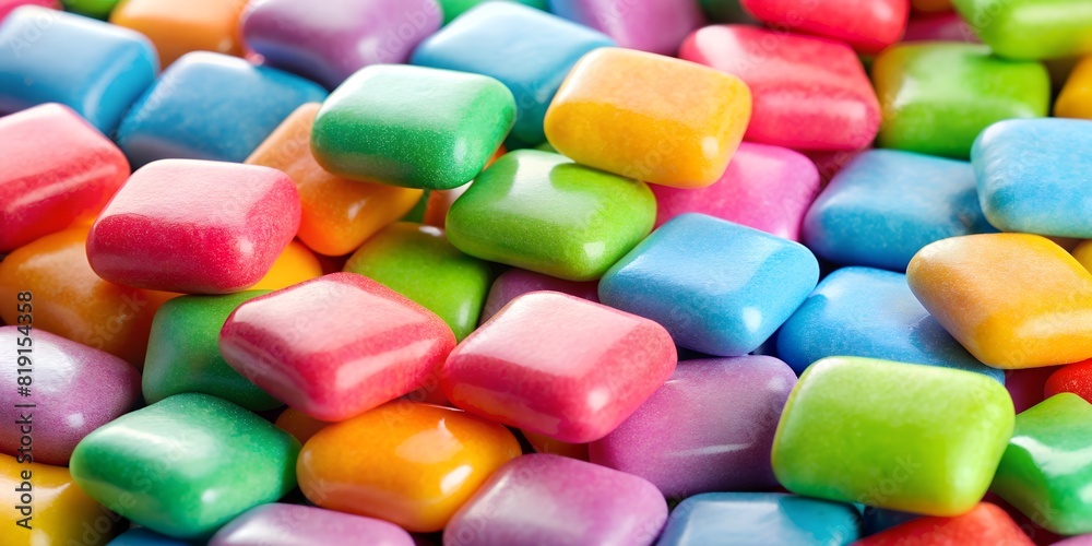 Background of colourful chewing gum Background of colourful chewing gum