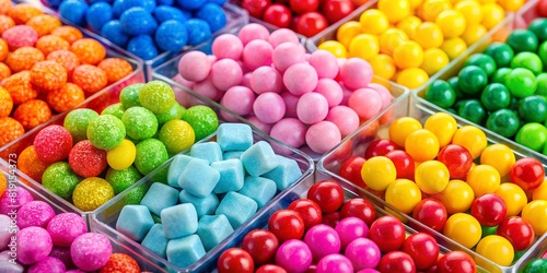 Background of colourful chewing gum