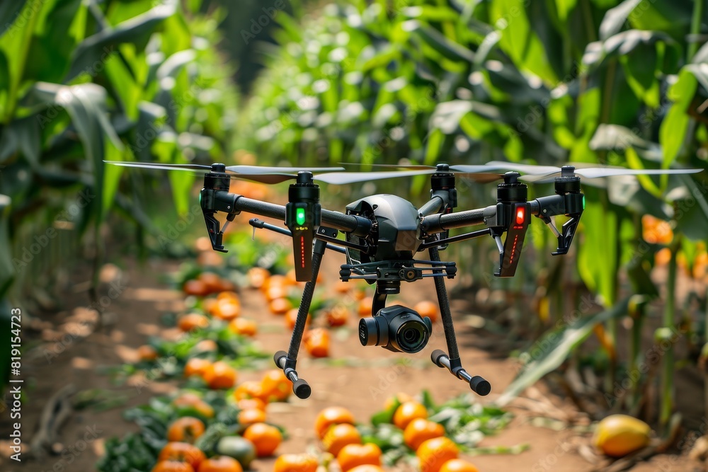 Drone technology and corn cultivation employing agricultural photo techniques for crop health and advanced drone applications in field survey. Drone technology and corn cultivation employing agricultural photo techniques for crop health and advanced drone applications in field survey.