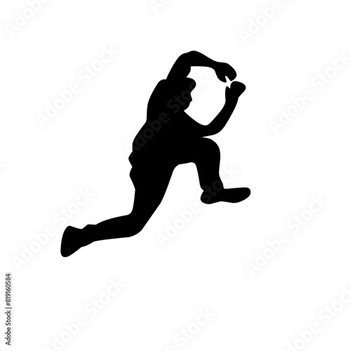 Parkour silhouette