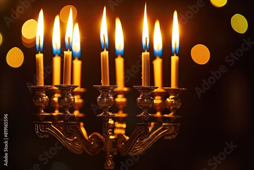 Hanukkah menorah lighting tradition