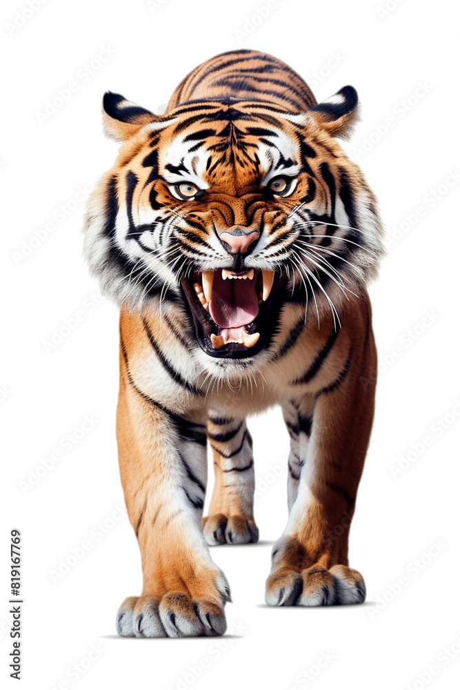 Tiger Image for Stickers, T-Shirt Print, Cap, Mug, Slippers, Mousepad, with Transparent Background PNG Tiger Image for Stickers, T-Shirt Print, Cap, Mug, Slippers, Mousepad, with Transparent Background PNG
