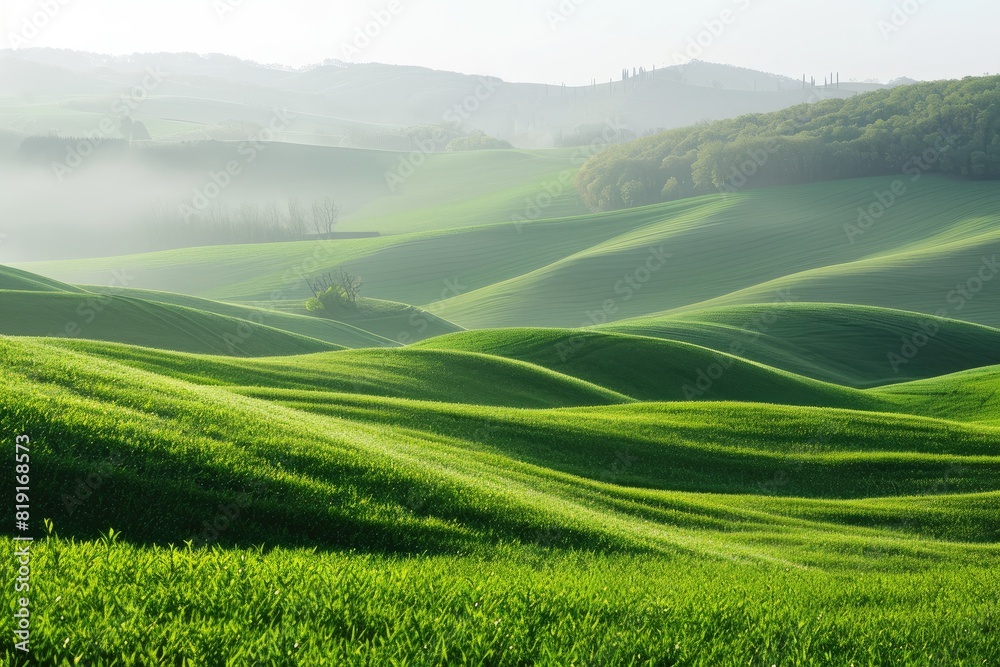 Rolling hills and meadows - Photographing idyllic scenes of open fields and gentle slopes Rolling hills and meadows - Photographing idyllic scenes of open fields and gentle slopes