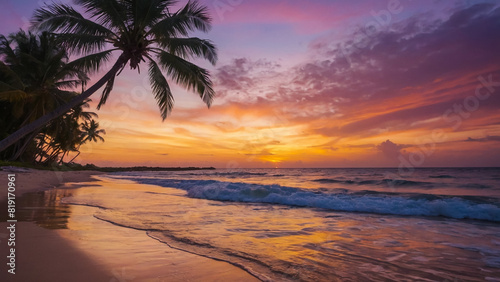 Tropical beach in Punta Cana, Dominican Republic.  © subhan
