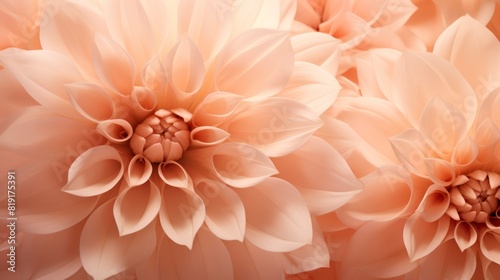 Beautiful pink dahlia flowers as background, closeup view © Voilla