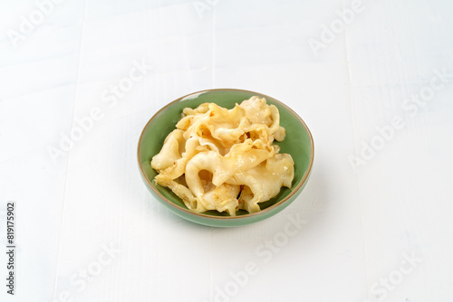 Fish maw on white background