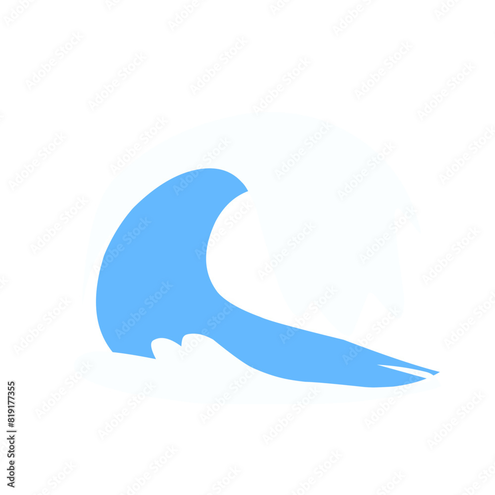 Wave Cartoon style vector Wave Cartoon style vector