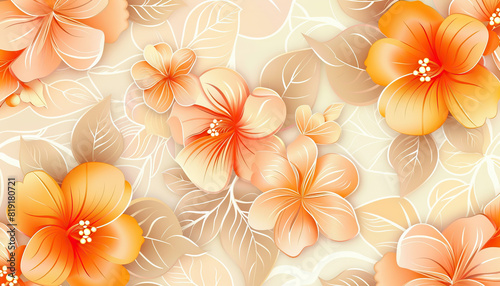 Abstract Background with Elegant Floral Patterns - Add a touch of elegance to your designs with this abstract background featuring elegant floral patterns  perfect for creating a sophisticated