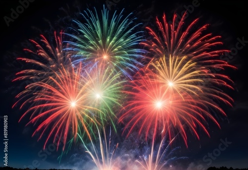 A Symphony of Color: Spectacular Fireworks Illuminate the Night