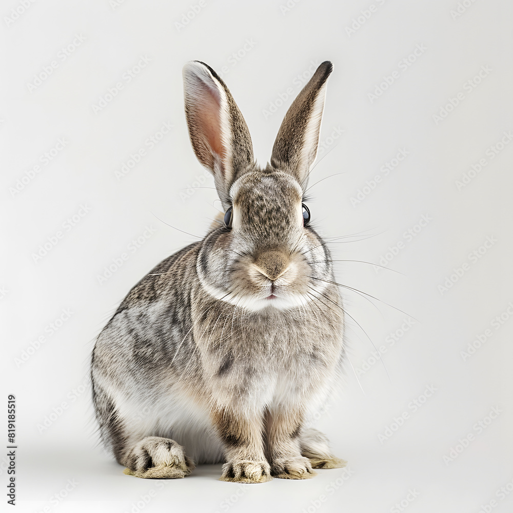 Obraz premium rabbit on white background