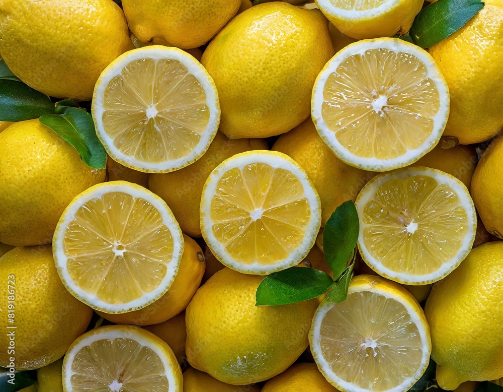 Aufgeschnittene Zitronen Aufgeschnittene Zitronen