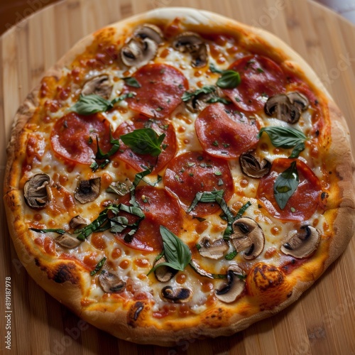 Pizza fast food generateed by ai