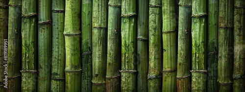 Green bamboo texture background