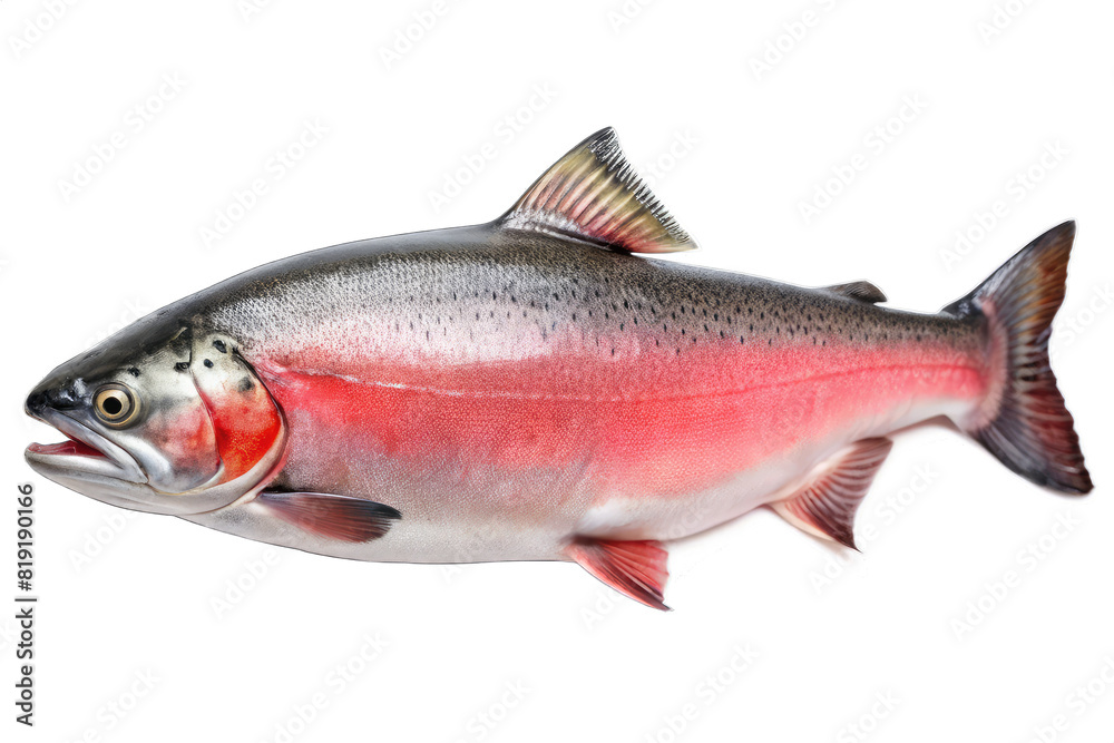 Pink salmon, Oncorhynchus gorbuscha, salmonids, freshwater fish Pink salmon, Oncorhynchus gorbuscha, salmonids, freshwater fish