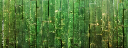 Green bamboo texture background