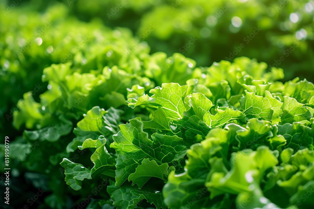 Leafy greens thriving on a high-tech farm, showcasing innovative agriculture techniques and fresh produce Leafy greens thriving on a high-tech farm, showcasing innovative agriculture techniques and fresh produce