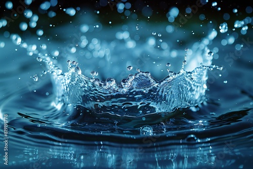 Illustration of water splash water splash stock photo , high quality, high resolution photo