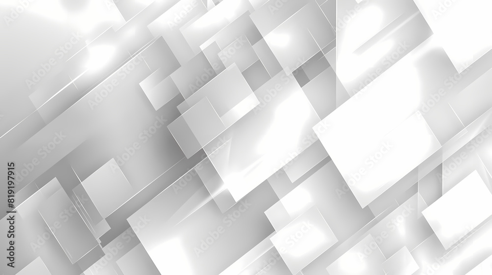Modern White Gray Abstract Background - Minimalist and Contemporary Design