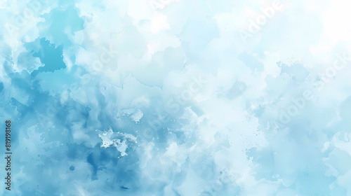 PPT Background Version in Light Blue and White - Modern Technology Design