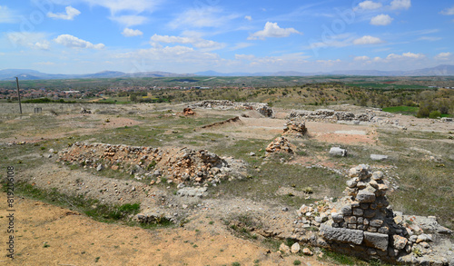 Pisidia Antiocheia Ancient City in Isparta, Turkey. photo