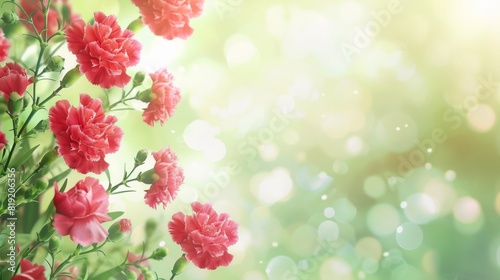 Background of flowers carnation