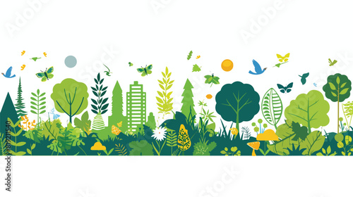 Background to ecology and sustainable development environment
