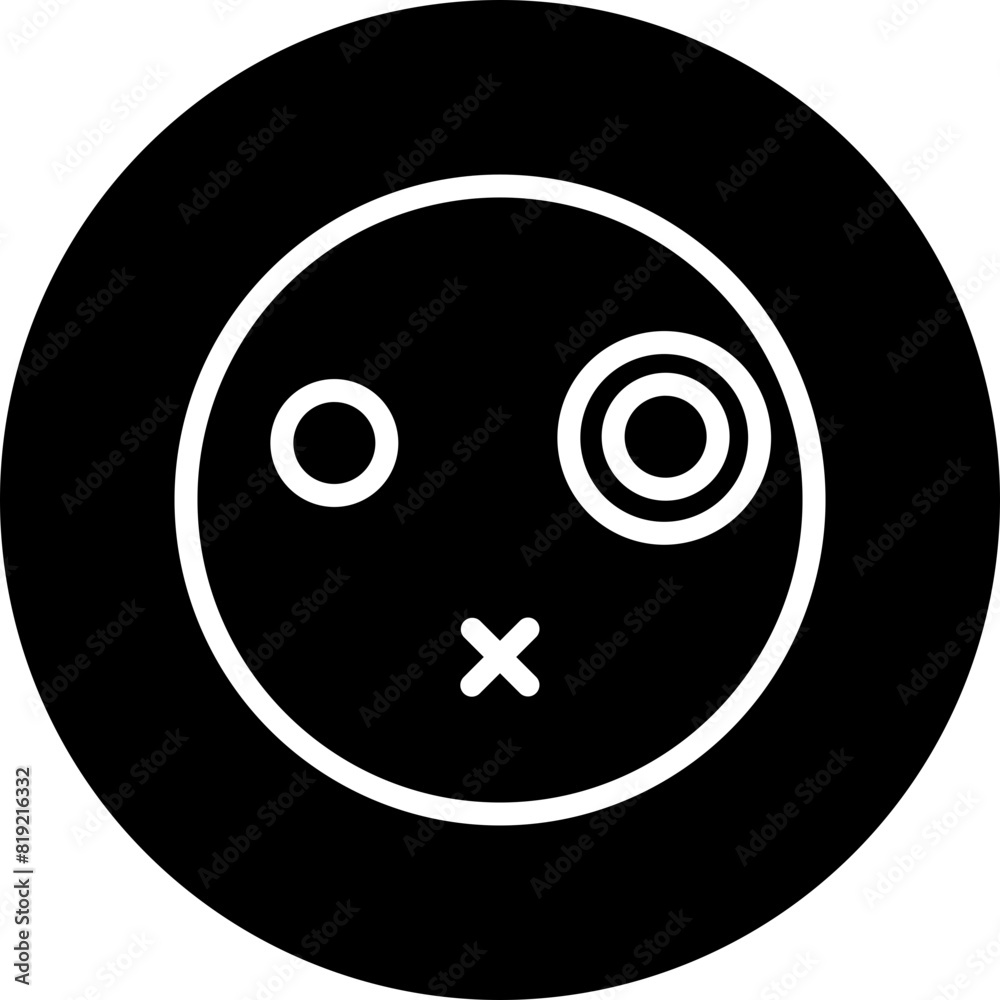 emoji one eye glasses Flat Icon Design emoji one eye glasses Flat Icon Design