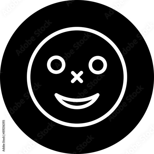 emoji smile Flat Icon Design