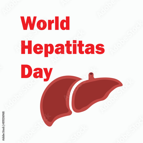 hepatitis awareness campaign, world hepatitis day logo, world hepatitis day background illustration