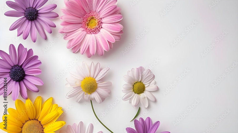 pink and white flowers