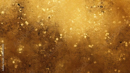 Abstract golden bokeh background. Christmas and New Year concept.