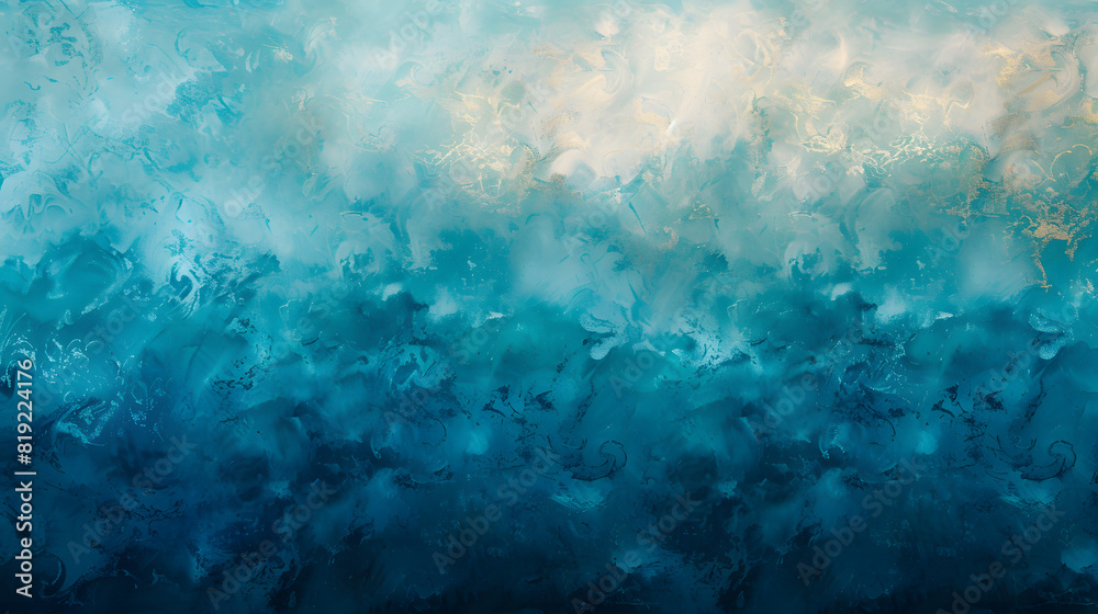 Obraz premium Oceanic Dreams Gradient Texture Background: Tranquil Underwater Paradise