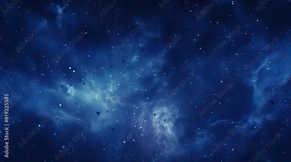 Night sky with stars and nebula as a background