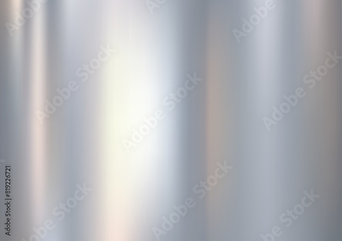 Metal silver texture background or aluminum brushed silver texture with reflection.Abstract background for wallpaper. Vector illustration EPS10.