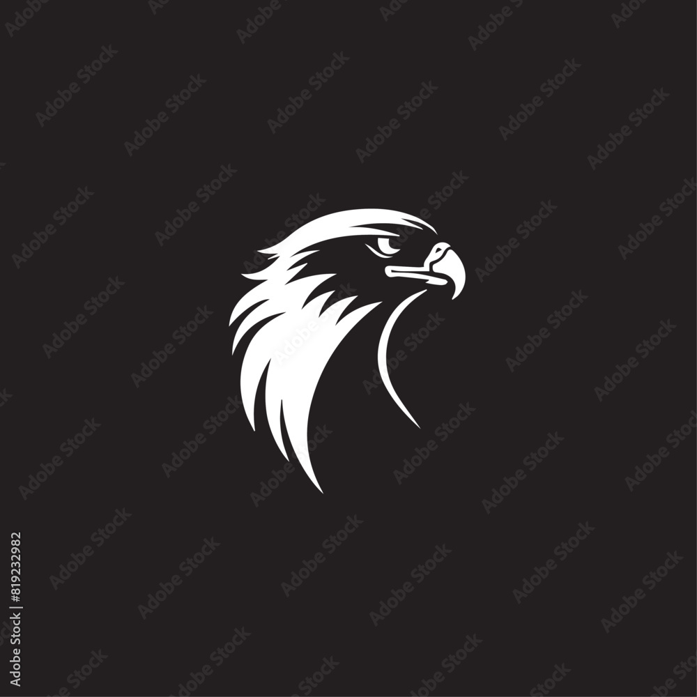Fototapeta premium Falcon in cartoon, doodle style. Image for t-shirt, web, mobile apps and ui. Isolated 2d vector illustration in logo, icon, sketch style, Eps 10. AI Generative