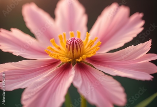 Coreopsis flower closeup Realistic Light understand sun light significantly summer season flower concept